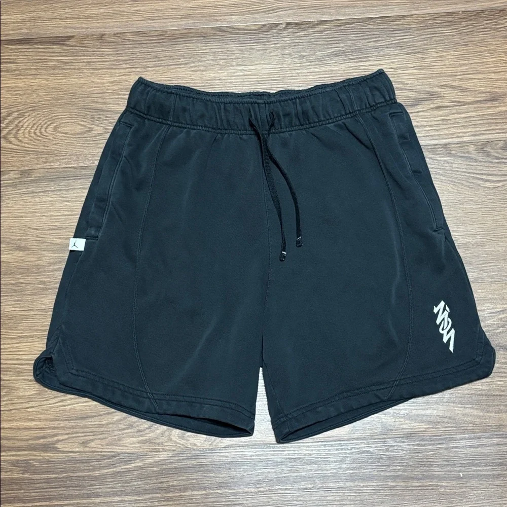 Nike Dri Fit Zion Basketball Fleece Shorts Black Men’s Sz L
